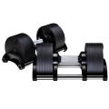 Wholesale Gym Equipment Dumbbell Adjustable Hex Dumbbell Set